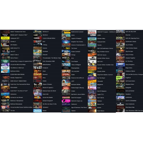  RUST ARC Raiders Cyberpunk 2077 Chivalry 2 DARK SOULS III-REMASTERED